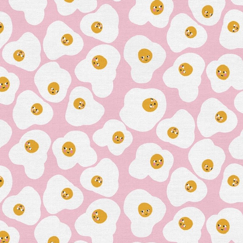 Breakfast Eggs, Novelty Egg fabric - The Country Quilt Shop