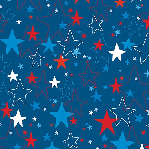 All American Gnomes Jelly Roll, 4th of July fabric strips - The Country Quilt Shop