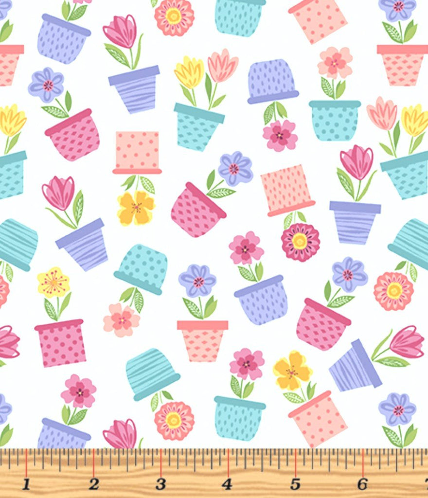 Full Bloom Charm Pack, bright colorful flowers charm pack - The Country Quilt Shop
