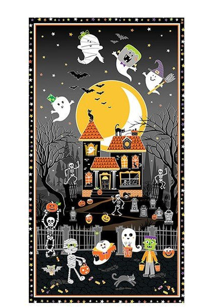 Glow-O-Ween Glow in the Dark fabric collection and panel Benartex – Country  Quilt Shack LLC