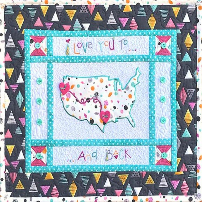 Long Distance USA Quilt Pattern - The Country Quilt Shop