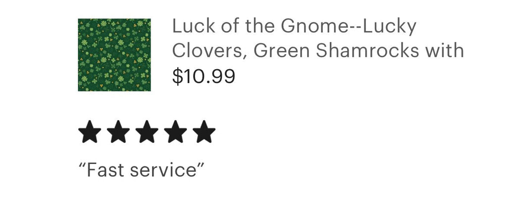 Luck of the Gnome with Lucky Clovers - The Country Quilt Shop