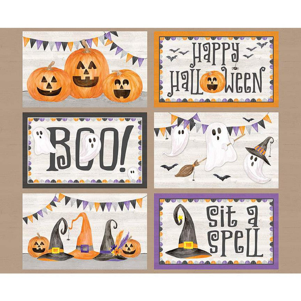 October Halloween Fabric Placemat Panel - The Country Quilt Shop