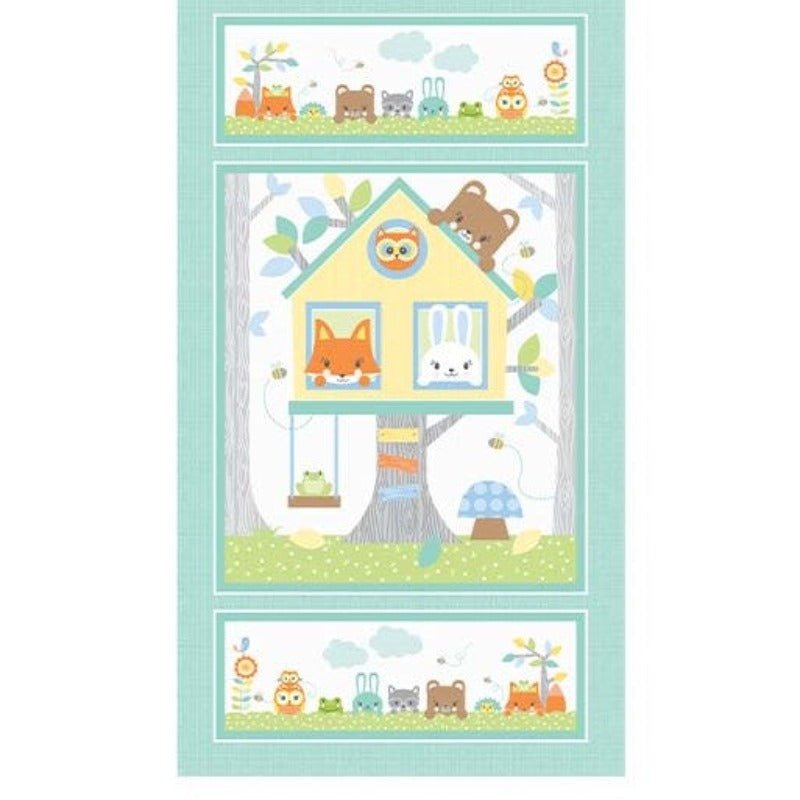 Playhouse Pals Fabric Panel - The Country Quilt Shop