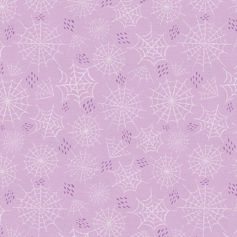 Spider Webs in Purple Novelty Fabric from PBS Fabrics - The Country Quilt Shop